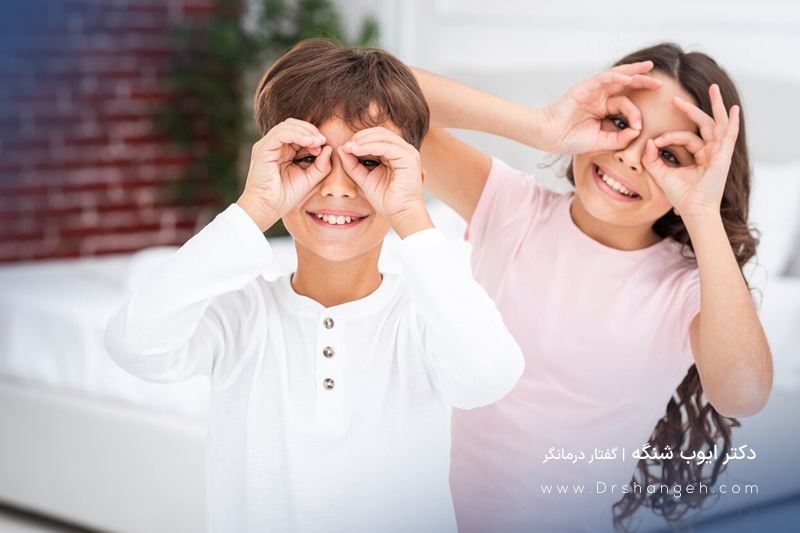 بهبود ارتباط چشمی کودکان اوتیسم